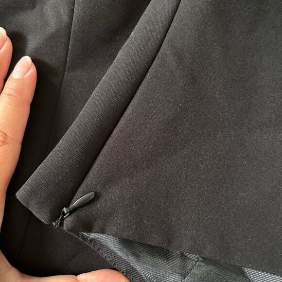 Zara Black Sleeveless Bow Front Cut Out Halter Tank Top XL - Picture 6 of 9